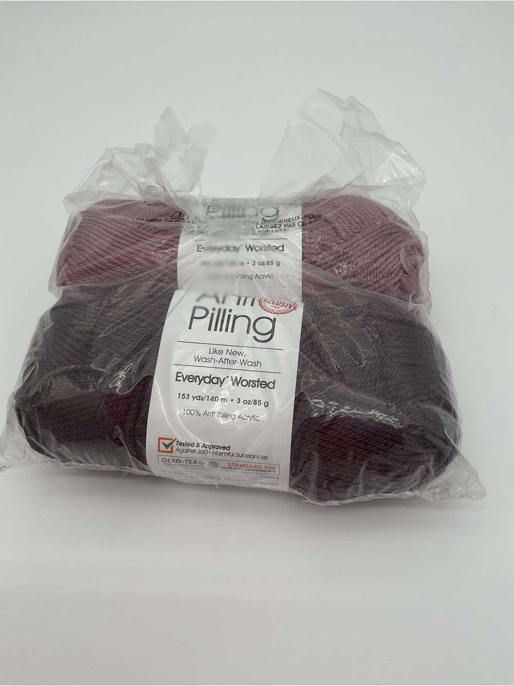 Lot of 2 Skeins Premier Everyday Worsted Acrylic Yarn for Annie’s Kit Club